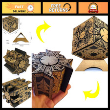 Detachable Hellraiser Puzzle Box - Functional Deformation Lock Box with Base, Un picture