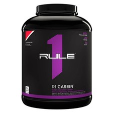 RULE 1 Casein 55 serv Strawberries Creme 100% Micellar Casein 4lb picture