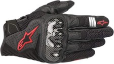 Alpinestars SMX-1 Air V2 Gloves Black/Fluorescent Red Large 3570518-1030-L picture