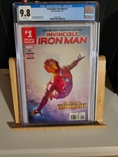 Invincible Iron Man #1 CGC 9.8 WP Modern Age 2017 Ironheart cover  🔑 picture