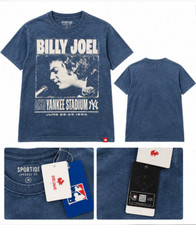Billy Joel Yankees Live From Yankee Stadium 1990 Sportiqe T-Shirt NWT picture