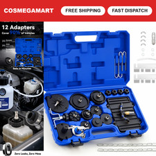 12 Pcs Brake Master Cylinder Bleeder Tool Kit - Flushing Adapter Set for Cars picture