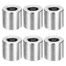 6pcs M10 304 Stainless Steel Spacers 10mm IDx20mm ODx20mm Length picture
