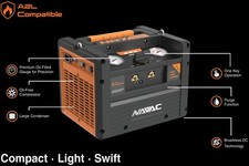 Navac NR7 Refrigerant Recovery Machine Twin Cylinder A2L HVAC Oil-Free NR-7 picture