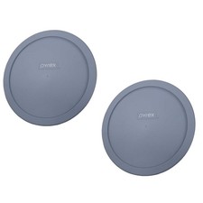 Pyrex 7402-PC Cerulean Blue 6/7-Cup Food Storage Replacement Lid (2-Pack) picture
