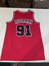 Nwt Adult Large MITCHELL NESS CHICAGO BULLS DENNIS RODMAN 1997-98 JERSEY picture