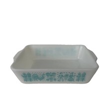 VINTAGE PYREX AMISH BUTTERPRINT  1 & 1/2 qt CASSEROLE DISH 0503 picture