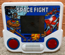 Vintage 1988 Space Fight Tiger Electronics Handheld LCD Game Tested Works picture