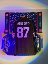 VINTAGE #54 ANDRE DAVIS CLEVELAND BROWNS NFL REEBOK FOOTBALL JERSEY XL picture