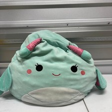 Squishmallows Reina the Butterfly 16 Inch Teal Pink Plush Kellytoy Large picture