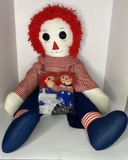 Vintage Raggedy Andy Doll - Large And 2 Small picture