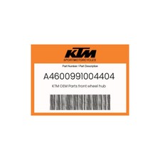 KTM Genuine Front Wheel Hub - A4600991004404 picture