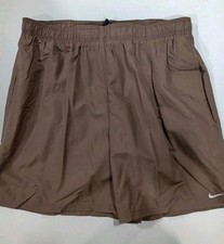 NEW Nike Men’s Swim Trunks Shorts Brown Size XL F139 picture