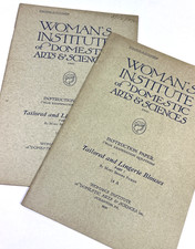 Woman's Institute of Domestic Arts & Sciences Tailored & Lingerie Blouses 1 & 2 picture