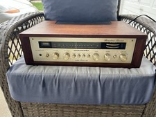 Vintage 1969 Silver Face Marantz Model Twenty Six 26 Wood Cabinet Receiver #1246 picture