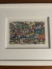 James Rizzi Traffic + Noise Three-Dimensional Color Lithograph, Signed 227/350 picture
