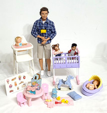 Barbie Happy Family Alan Neighborhood Baby Friends LOT picture