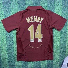 Thierry Henry Arsenal 2005/2006 Highbury Jersey - Retro Jersey - Mens Size - NEW picture