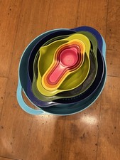 Joseph Joseph Plastic Mixing and Measuring Bowl Set 8 Piece picture