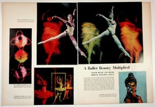 Violetta Elvin Ballet Dancer Vintage 1950s Magazine Page Print Art picture