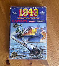 Capcom 1943: The Battle of Midway NES Shooter (1988) NTSC Box Cart Manual picture