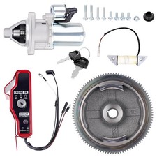 Electric Start Kit Flywheel Key Motor Ignition For Honda GX340 GX390 11HP 13HP picture