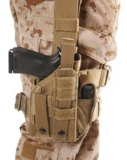 Blackhawk Omega tactical Thigh Holster for Beretta M9A4  W/ Light TLR X300 picture