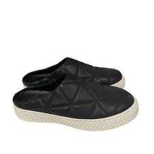 Aerosoles Aware Ella Size 7 Black Quilted Slip on sneaker casual comfort walk picture