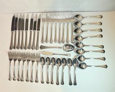 40 Piece Pfaltzgraff Margate 18/8 Stainless Steel Flatware Set Retired Pattern picture