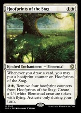 Hoofprints of the Stag 0140 Rare Non Foil Bloomburrow Commander MTG NM picture