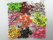 LuresPro 90 PCs combo 1/32 1/16 oz 1/8 3/16 1/4 oz Jigheads Fishing Crappie Bass picture