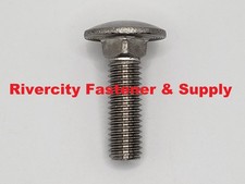 M10-1.5x35 Stainless Carriage Bolts M10x1.5 x 35 Screws 10mm x 1.5 x 35mm Bolt picture