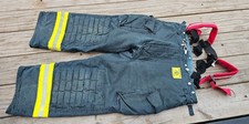 Firefighter Morning Pride Turnout Bunker Pants 44x28 Black picture