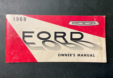 Vintage 1969 FORD Car Owner's Manual Guide Auto Operator service safety 3692-69 picture