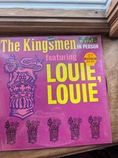 THE KINGSMEN IN PERSON--Wand  WDM657--Mono LP with LOUIE,LOUIE- Tested Excellent picture
