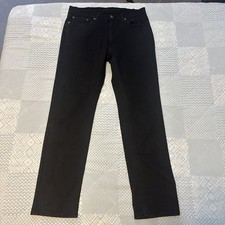 Levi's 541 Athletic Taper Men's Jeans 34x34 Black Denim Stretch Excellent picture