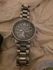 Citizen Eco-Drive Nighthawk Promaster Men's Watch GMT Slide Rule WR200 Steel picture