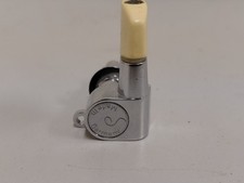 Chrome Schaller Mini Guitar Tuner Ivory Button Original Early Peavey USA Models picture