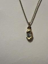 14k Solid yellow gold diamonds pendant  picture