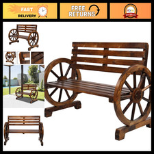 Outdoor Wooden Garden Bench for 2 - Stylish Patio Seating, Durable & Weather-Res picture