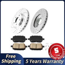 11.66’’ 296mm Front Brake Rotors Brake Pads Kit For Chevy Malibu Pontiac G6 picture