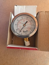 WinTers 20JN46 Liquid Filled Pressure Gauge 0 160 PSI 1100 Kpa 1/4