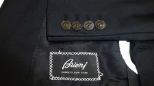 Brioni Blazer 52R/42R Metal Button Excellent Condition Jacket Black picture
