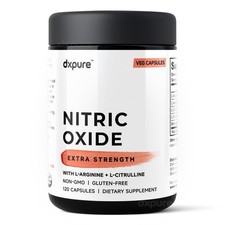 Nitric Oxide Booster Supplement L-Arginine L-Citrulline - 1500mg - 120 Capsules picture
