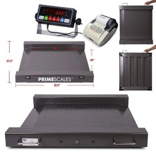 NTEP 1000 lb Drum Scale Stainless Steel with Indicator Printer Legal Trade picture