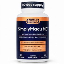 Simply Nature's Pledge Macu MD Eye Vitamins for Vision, 3Month Supply picture