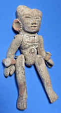 PRE-COLUMBIAN TEOTIHUACAN TERRACOTTA ARTICULATED DOLL FIGURE picture