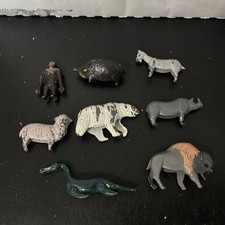 Lot Of Vintage Lead Animals Toys picture