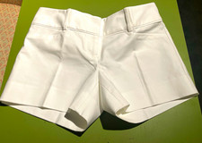 The Limited Women's Tailored Shorts White 4P Petite 4