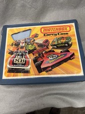VINTAGE 1976 LESNEY MATCHBOX CARRY CASE W/ 48 1970S LESNEY VEHICLES ENGLAND picture